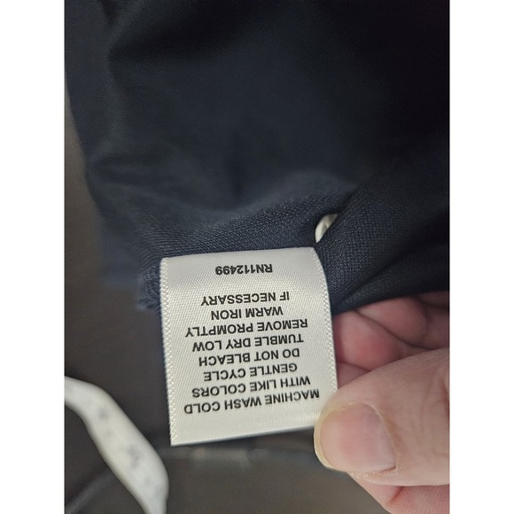 Taylor Byrd Polo Shirt XL Navy Red‎ Trim Green Flamingo Logo Cotton Blend - Picture 6 of 8